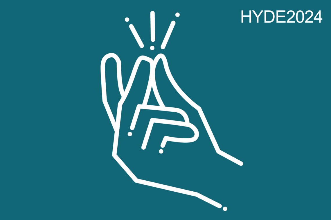 Logo der HYDE mit Schriftzug HYDE2024
